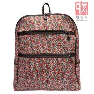 대동사 통영 누비 납작 배낭 가방 천가방 백팩 등산가방