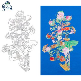 수문자도 1 민화 도안 본그림