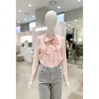 올리브데올리브 리본 타이 블라우스YW5SB701