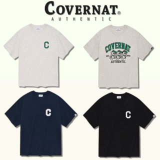 [백화점정품/AS가능] 커버낫 C 로고 티셔츠 어센틱 반팔티 남성 쿨코튼 스몰로고