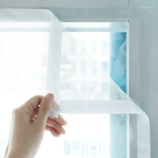 일상애착 벨크로 방충망 모기장 특대형, 1세트, 화이트
