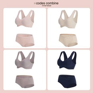 코데즈컴바인 25SS 투톤 BB브라팬티 세트