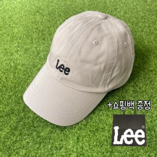 LEE 스몰 로고 코튼 커브 볼캡