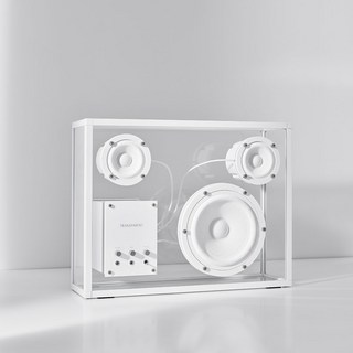 TRANSPARENT Speaker White 트랜스페어런트 라지 화이트 투명 블루투스 스피커