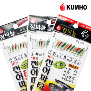 금호조침 KS-423 전어파티 10단 전어 숭어 고등어 메가리 멀티 어피 카드채비, 6/4/3