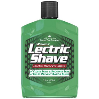 Williams Lectric Shave Electric Razor Pre-Shave Williams Lectric Shave Electric Razor Pre-Shave, 1개, 207.02ml