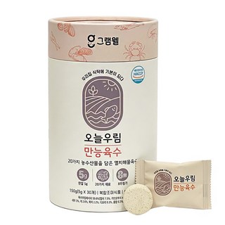 그램웰 오늘우림 만능육수 한알, 150g, 1개