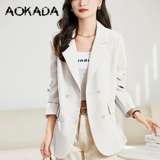 AOKADA 정장 자켓 클래식 중년 여자 빅사이즈 세미정장 오피스룩 코트