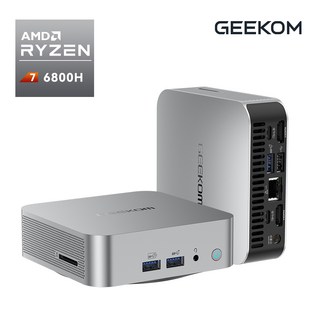 기컴 미니PC A6 에이6 사무용미니PC 기업용 (R7-6800H / DDR5 32G / 1T NVMe 윈도우11 Pro 포함), A6 R7-6800H, WIN11 Pro, 1TB, 32GB, 실버