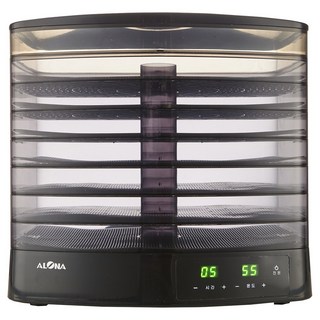 아로나 식품건조기 ALD-700TB(7단블랙)으로 과일을 건조하는 모습