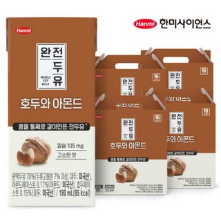 [한미]완전두유 호두와 아몬드 190ml 64팩, 0.19l