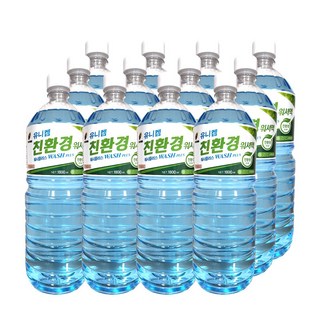 유니켐 친환경 에탄올워셔액, 12개, 1.8L