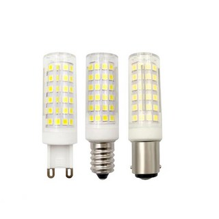 할로겐 조명 교체 샹들리에 조명 깜박임 없음 G9 E14 B15 GY6.35 11W LED 전구 AC 110V 220V 76LED 2835 LED 조명 램프, 웜 화이트, 그렇습니다, BA15D 110V, 1개