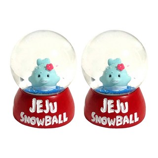 제주노리 시크릿 제주 스노우볼 돌고래