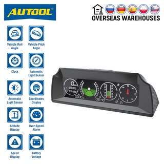hud 카니발헤드업디스플레이 BMWHUD autool x90 gps 속도 슬로프 미터, 1개