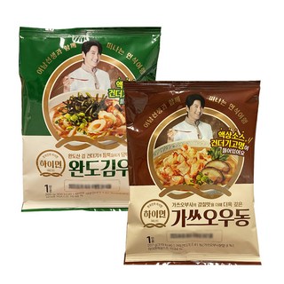 삼립 하이면 가쓰오우동 10봉+김 우동 10봉, 1박스
