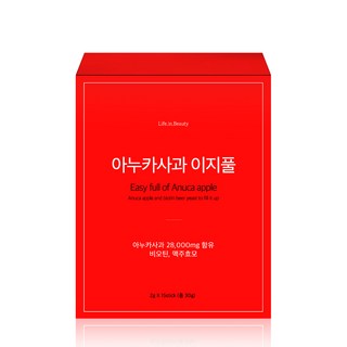 [1+1 특가] 생활속미 아누카사과 이지풀 맥주효모 서리태 비오틴 분말, [1]_아누카사과1+1박스, 1개, 30g