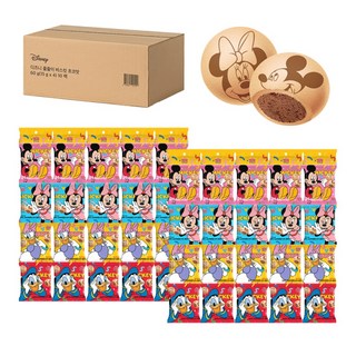 디즈니 줄줄이 비스킷 초코맛 과자, 40개, 15g 대표 이미지 - 초코과자 추천