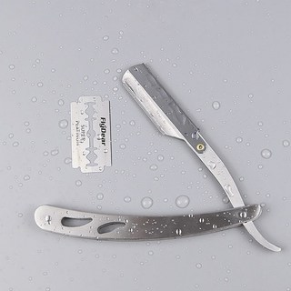 일자 클래식 면도기 이발소 외날 면도칼 바버샵, 1개