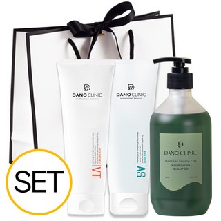 다노클리닉 홈케어 3단계기획세트 아쿠아세럼+VT트리트먼트+너리싱샴푸 기획선물 3종세트 [AS250+VT250+NS500] 1세트 상품 이미지