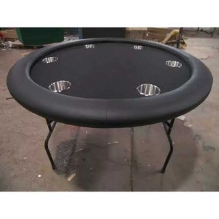 홀덤테이블 접이식 바카라 원형 텍사스 테이블 홀덤칩, 블루130cm, 1개