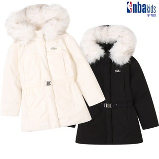 NBA키즈 중계점 느바키즈 NBAKIDS 여아 벨티드 미들기장 프리미엄 구스 다운 K244DW610P