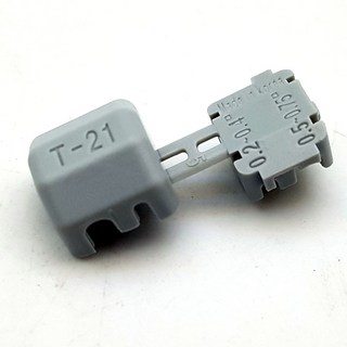낱개 - 알파오 무탈피 콘넥타 분기형 T-21 커넥터 콘넥터 ( 낱개 )