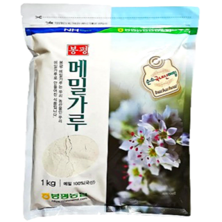 메밀가루 농협 국산 봉평 강원도 메밀분말, 1개, 1kg