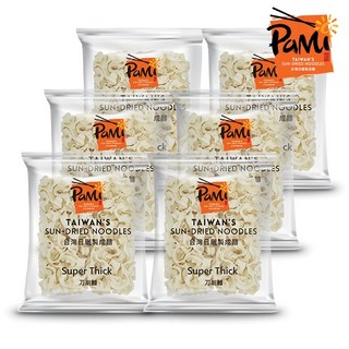 파미 증반면 비빔면 도삭면 매우 두꺼운 면사리 6봉지 540g 6개 상품 이미지