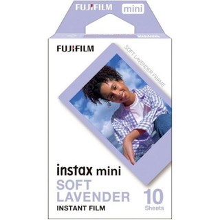 후지필름 인스탁스 미니 소프트 라벤더 인스턴트 필름 10 익스포저, 1개, Soft Lavender 후지필름