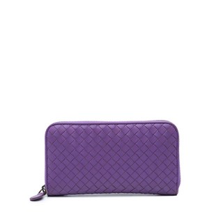 보테가 베네타 중고 2012-2024 레더 인트레치아토 집업 장지갑