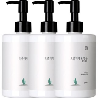 살림백서 오푼티아 앤 밤부 핸드로션 체리블라썸향, 3개, 300ml