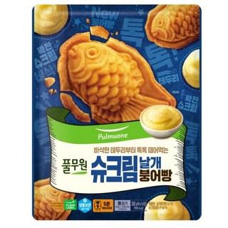 풀무원 날개붕어빵 슈크림 6개입 300g, 1개