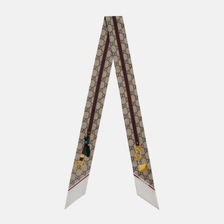 구찌 GG 실크 넥 스카프