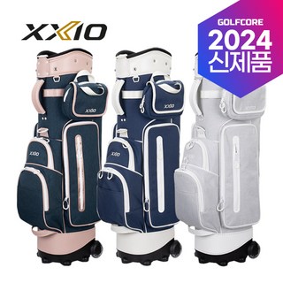 [24년신상]젝시오 SUMMER BREEZE CASTER BAG 써머 브리즈 캐스터백 핸드케리어 캐디백(GGC-23095), 블루핑크