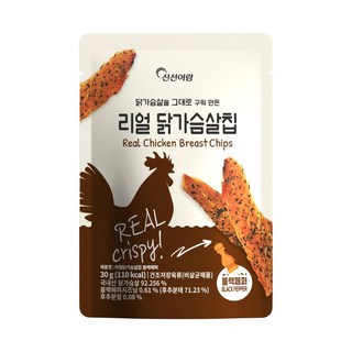 신선어람 리얼 닭가슴살칩 블랙페퍼 30g, 10개