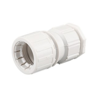 난연 백색 CD 전선관 커넥터 콘넥타 콘넥터 CD관 파이프 매입 노출 박스용 16mm, 1개