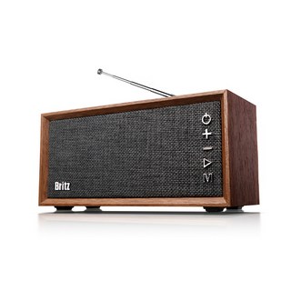 브리츠 레트로 블루투스 스피커 BA-RBW1, 혼합색상