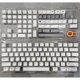New 사과 키캡 PBT XDA 염료승화 영문/한글
