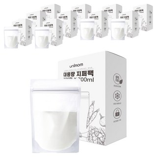 유니맘 대용량 지퍼백 700ml, 1개입, 1100개