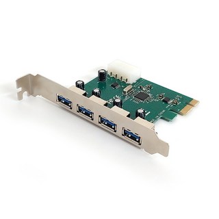 넥스트 NEXT-206NEC EX PCI-Express USB 3.0 4포트 확장카드 확장카드-데스크탑용, 1개