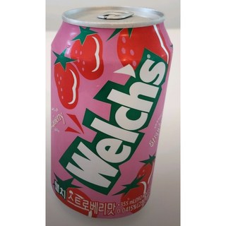 농심 웰치스 소다 딸기 (355ml 24캔)