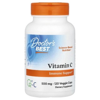 Doctors Best QC를 한 비타민C 1000mg 360정, A. 500 mg, A. 120 개, 1개