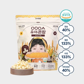 우아 콘팝, 1개, 40g, 옥수수맛