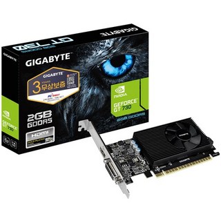기가바이트 지포스 GT730 UD2 D5 2GB 미니미 그래픽카드