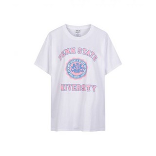 [정품아닐시3배보상] 와일드 동키 우먼 펜 스테이트 티셔츠 화이트 Wild Donkey Women Penn State T-Shirt White
