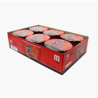 농심 신라면 큰사발 114g, 6개