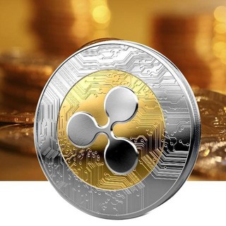 기념 주화 코인 XRP CRYPTO 리플 동전 수집기 선물 아트 컬렉션 물리적 금 40mm, [01] 금