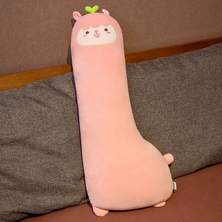 공룡 여우 악어 인형바디필로우 대형 모찌 롱쿠션, 알파카