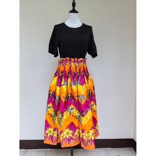 휴양지 훌라댄스 롱스커트